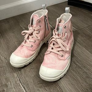 Palladium Pink Pampa Boots 7.5 women